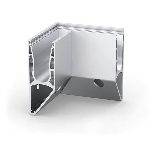 VetroMount® inside corner for side profile Y